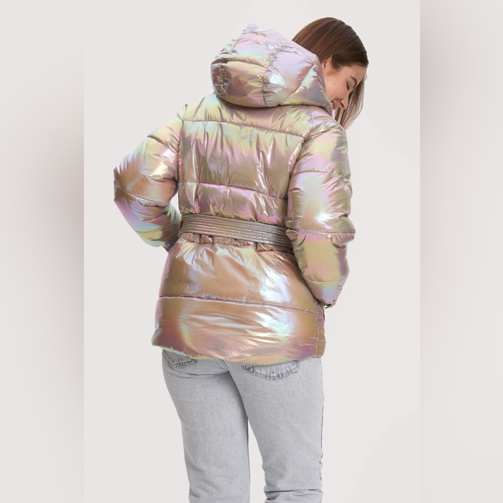 Noize Iridescent Puffer Jacket - Picture 3 of 16